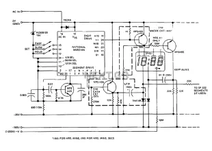 Four gas monitor circuit diagram