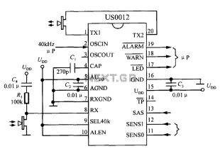 Hotel ultrasonic interference detection system based on ultrasonic probe DSP interference US0012