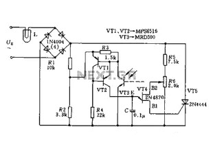 Lamp automatic exchange regulator circuit schematic