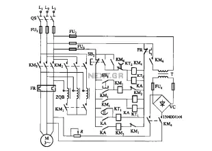 Nine one-way operation of the dynamic braking circuit