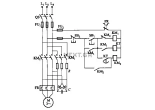 RC Combined voltage starting circuit