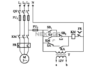 Six a start and stop intermittent cycle control circuits