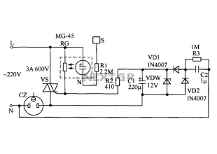 Touch the socket circuit diagram