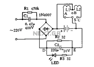 Trickle charger circuit schematics