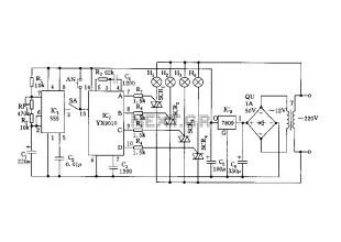 555 Dream lantern control circuit diagram