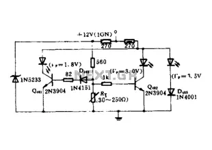 A hydraulic circuit diagram showing