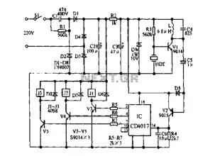 Asia ultrasonic remote control fan speed control circuit diagram