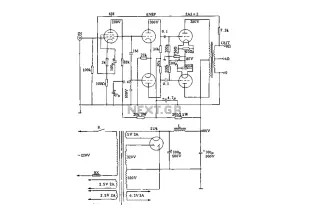 Class push-pull tube power amplifier circuit diagram 2A3A