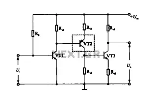DC-coupled multi-stage amplifier circuit a
