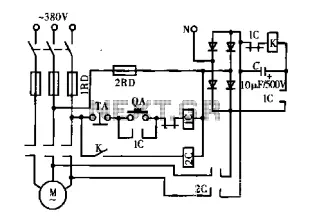 DC motor dynamic braking circuit