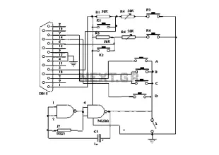 Dance mat schematic circuit
