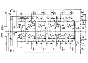Double five-band equalizer circuit