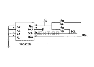 FM24C256 interface circuit