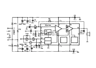 HI-FI integrated amplifier TDA7294-01