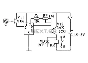 Induction automatic switch circuit