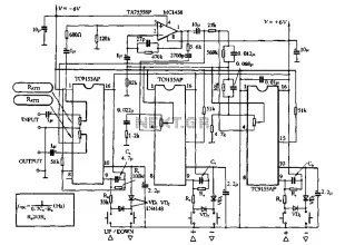Integrated digital volume potentiometer circuit