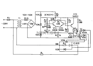SCR furnace temperature regulating circuit