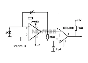 Sensitive optical receiver amplifier