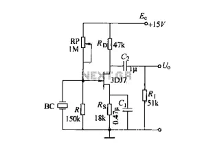 Sound field effect transistor amplifier circuit