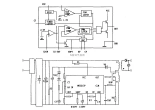 Switching power supply from the high-speed switching power supply controller M62213FP