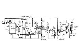 TC621 temperature sensor using poultry hatchery electronic thermostat control circuit diagram
