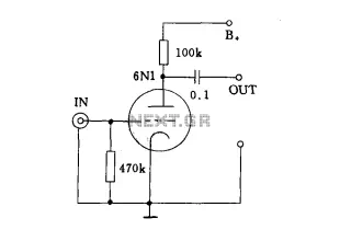 Tube amplifier input voltage input