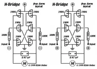 6 Transistor Tildens H-Bridge