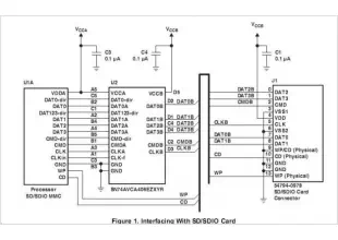SN74AVCA406E MMC SD Card And Memory Stick Voltage-Translation Transceiver