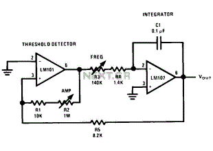 Triangular Wave Generator Circuit
