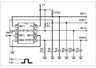 ICL7665S CMOS Micropower Over/Under Voltage Detector