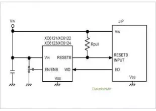 XC6121 Voltage Detector With Watchdog Function And ON/OFF Control