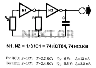 Hcu-hct-based-oscillator