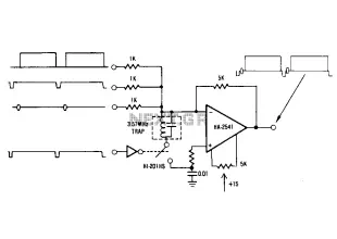 Summing-amplifier-clamping-circuit