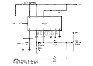 Variable-capacitance-diode-sparked-vco