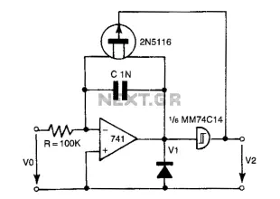 Low-cost-voltage-to-frequency-converter