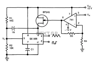 Wide-range-voltage-to-frequency-converter