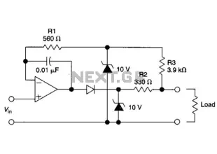 Protected Intrinsically Safe Op Amp Circuit