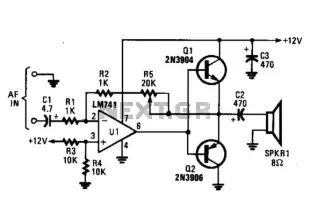 Audio Power Amplifier Circuit
