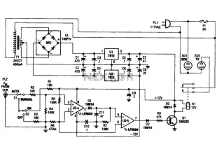Vcr Tv On-Off Control Circuit