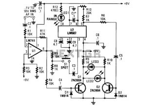 Audio-Frequency Meter Circuit