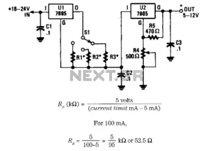 Combination Voltage And Current Regulator Circuit