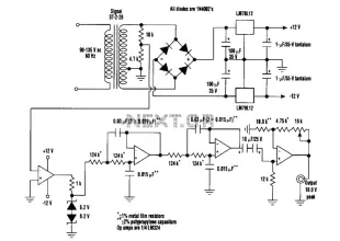 Highly Stable 60Hz Sine-Wave Source Circuit