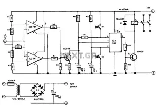 Audio Controlled Mains Switch Circuit