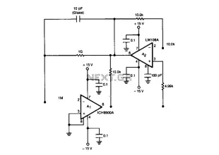 Electrometer amplifier with overload protection