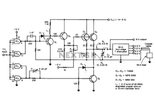 Five-transistor amplifier