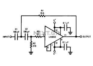 Wideband two-pole high-pass filter