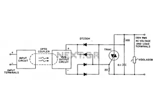 Integrated solid state relay 