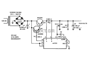8-Amp regulated power supply 