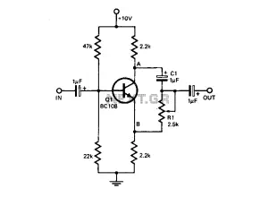 Single transistor phase shifter