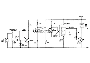 Sound operated two-way switch